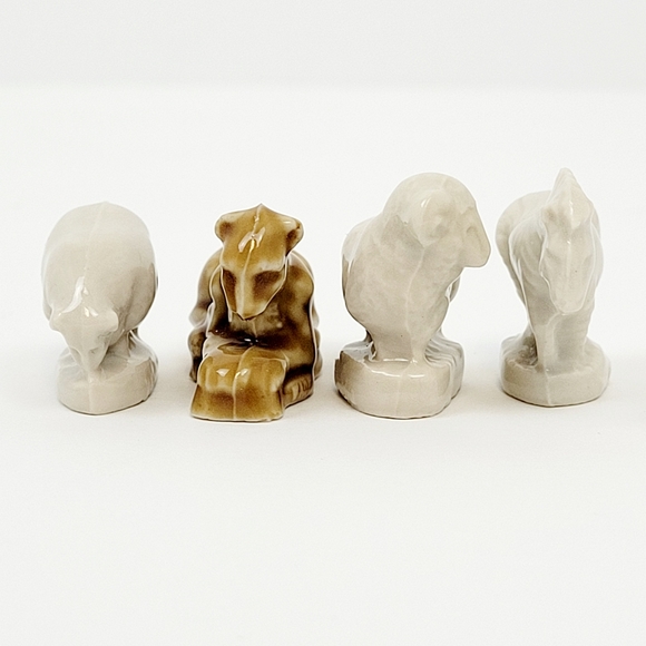 Vintage Wade England Noah's Ark Figures- Tiger, Zebra, Male Ram and Sheep - Picture 2 of 10